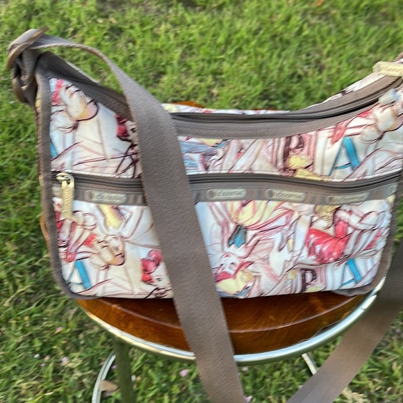 LeSportsac  Disney tinker bell classic hobo  crossbody with pouch - Picture 3 of 11